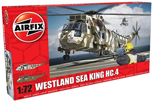 Airfix - Kit de modelismo, helicóptero Westland Sea King HC.4 1:72 (Hornby A04056)