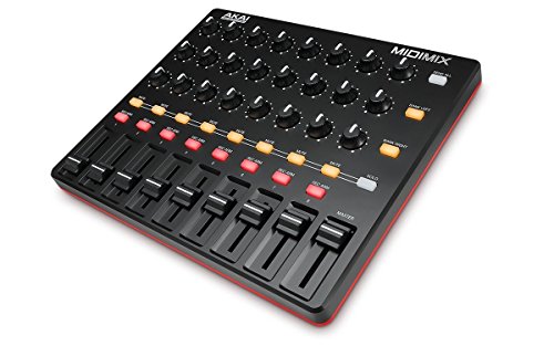 Akai Professional MIDIMIX - Mezclador controlador MIDI USB para Ableton, DAW y efectos virtuales, ligero y portátil