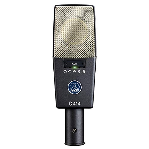 AKG C414 XLS - Micrófono (Studio, 20-20000 Hz, Cardioid, Alámbrico, XLR-3, 300g) Gris, Plata