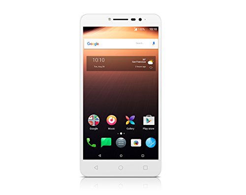Alcatel A3 XL - Smartphone Pantalla de 6'' (4G, cámara de 13MP y frontal de 8MP, 2GB RAM, 16GB ROM, Android), Blanco