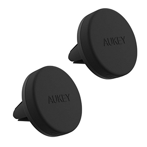 AUKEY Soporte Móvil Coche Magnético Universal (2 Pack) para Rejillas del Aire Soporte Smartphone Coche para iPhone 7 / 6s / 6 / 5s / 5, Samsung Note 8 / S8 / Note 4, LG G3 y Dispositivo GPS (Negro) AUKEY Soporte Móvil Coche Magnético Universal (2 Pack) para Rejillas del Aire Soporte Smartphone Coche para iPhone 7 / 6s / 6 / 5s / 5, Samsung Note 8 / S8 / Note 4, LG G3 y Dispositivo GPS (Negro)