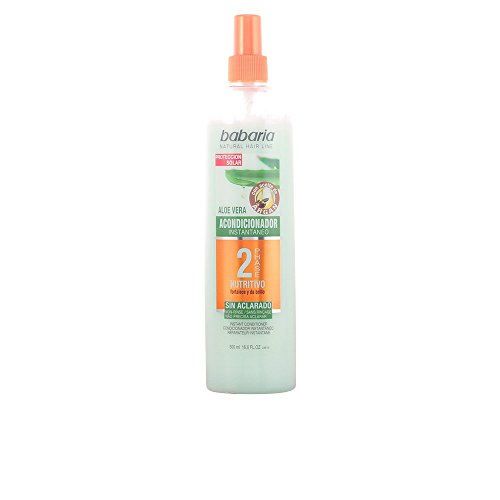 Babaria Aloe Vera Con Aceite De Argan Acondicionador 2Phase Nutritivo sin Aclarado 500Ml Babaria Aloe Vera Con Aceite De Argan Acondicionador 2Phase Nutritivo sin Aclarado 500Ml