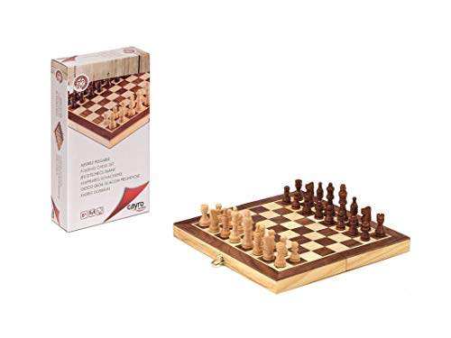 Cayro - Ajedrez Marquetería Plegable - Juego de observación y lógica - Juego Mesa - Desarrollo de Habilidades cognitivas e inteligencias múltiples - Juego Tradicional (601) Cayro - Ajedrez Marquetería Plegable - Juego de observación y lógica - Juego Mesa - Desarrollo de Habilidades cognitivas e inteligencias múltiples - Juego Tradicional (601)