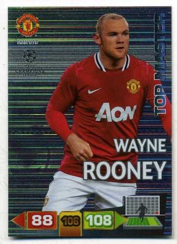 Champions League Adrenalyn 2011-2012 Wanye Rooney Top Master 11-12 Card [Toy]