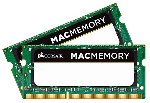 Corsair Mac Memory - Módulo de Memoria para Apple Mac de 8 GB (2 x 4 GB, DDR3, SODIMM, 1066 MHz, CL7, certificada por Apple) (CMSA8GX3M2A1066C7) Corsair Mac Memory - Módulo de Memoria para Apple Mac de 8 GB (2 x 4 GB, DDR3, SODIMM, 1066 MHz, CL7, certificada por Apple) (CMSA8GX3M2A1066C7)
