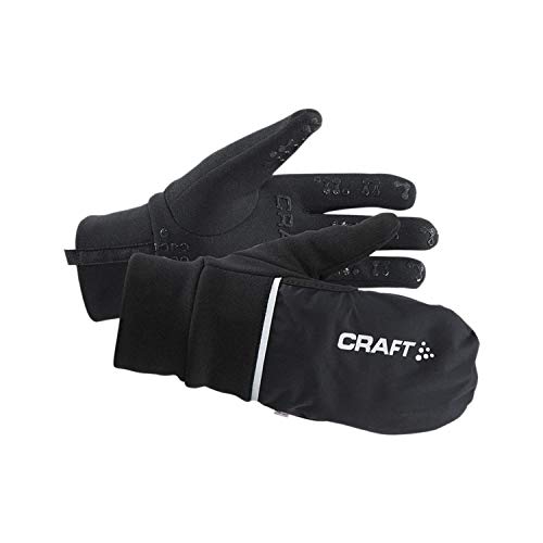 Craft Craft3 Acc Hybrid Weather - Guantes de Ciclismo para Hombre, Color Negro, Talla M Craft Craft3 Acc Hybrid Weather - Guantes de Ciclismo para Hombre, Color Negro, Talla M