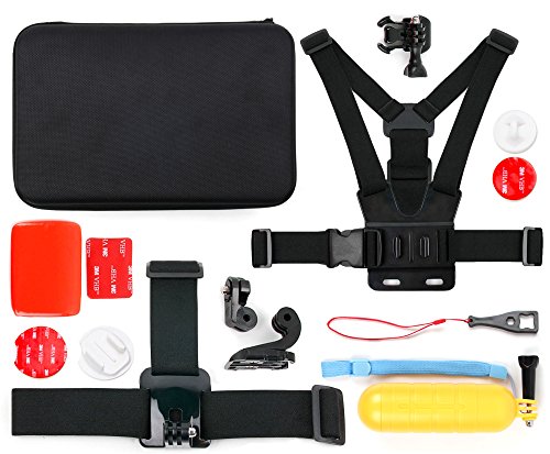 DURAGADGET Kit de Accesorios + Estuche para Cámara Deportiva Midland H180 | H3 | H360 | H5 | H7 | XTC400 DURAGADGET Kit de Accesorios + Estuche para Cámara Deportiva Midland H180 | H3 | H360 | H5 | H7 | XTC400
