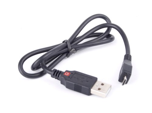 DURAGADGET Práctico Cable Micro USB De Sincronización De Datos para Cámara de acción Intova ConneX/Dub/Duo/Nova HD