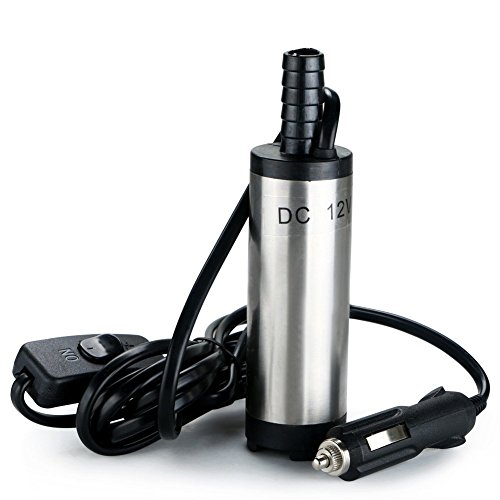 flintronic Bomba de Agua y Aceite, 12V Bompa Sumergible de Acero Inoxidable Bomba de Combustible Diesel Transferencia de Líquido Aceite Agua por Auto, Caravana, Marino, Barca flintronic Bomba de Agua y Aceite, 12V Bompa Sumergible de Acero Inoxidable Bomba de Combustible Diesel Transferencia de Líquido Aceite Agua por Auto, Caravana, Marino, Barca