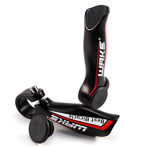 Hamimelon Manillar Acoples para Bicicleta de Montaño MTB BMX Ciclismo Diámetro 22.2mm en Colores (Negro&Rojo)