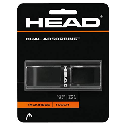 Head Dual Absorbing Grip, Unisex, Negro, Talla Única Head Dual Absorbing Grip, Unisex, Negro, Talla Única