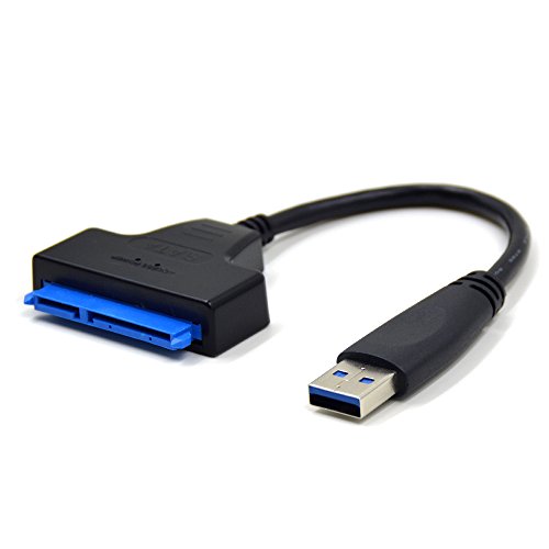iitrust USB 3.0 a SATA Cable del Adaptador para 2.5 "SSD / HDD Drives - SATA a USB 3.0 Convertidor y Cable Externos, Soporte UASP, USB 3.0 - SATA III Converter, color negro iitrust USB 3.0 a SATA Cable del Adaptador para 2.5 "SSD / HDD Drives - SATA a USB 3.0 Convertidor y Cable Externos, Soporte UASP, USB 3.0 - SATA III Converter, color negro