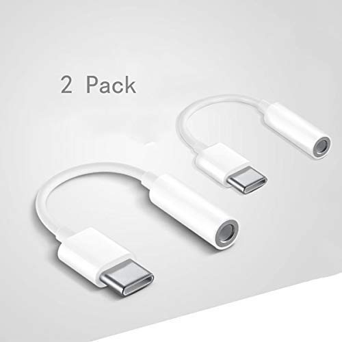 Jack USB C, Adaptadores de Audio de USB Tipo C a Auricular de 3,5 mm,  Cable Adaptador Convertidor de USB C Audio para Huawei P20/P20 Pro/P30/P30 Pro, Xiaomi 6/8, Mix 2/3, OnePlus6T