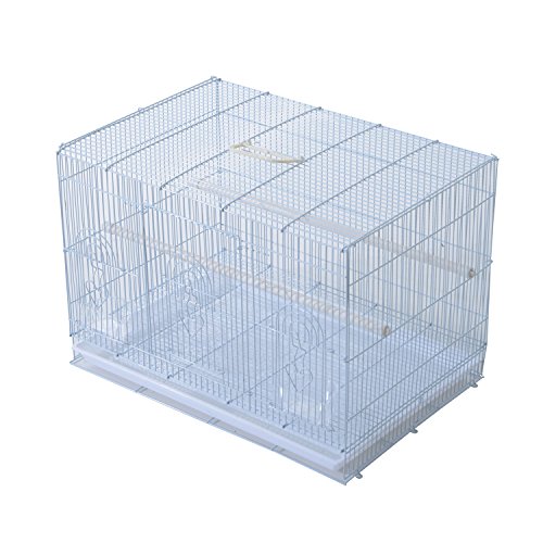 Jaula Pajaros 60x41x41cm Pajarera Pajaro Loros Canarios Cotorras Hierro Blanco Jaula Pajaros 60x41x41cm Pajarera Pajaro Loros Canarios Cotorras Hierro Blanco