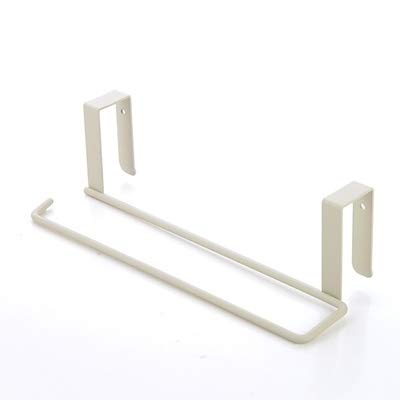 Luoshan 2 PCS Hook Tipo de cocina rollo de papel sostenedor de la toalla de almacenamiento en rack Herramientas misceláneas del organizador principal de almacenamiento del armario Armario de tejidos S