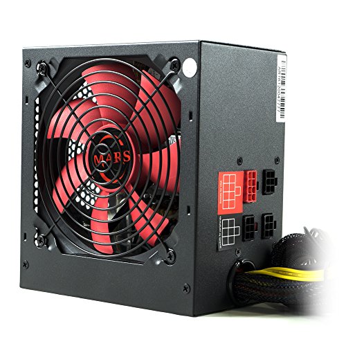 Mars Gaming MPII850, Fuente de Alimentación Para Pc (850 W, 12 V, Atx, Cableado Modular, Ventilador 12 Cm, Sistema Anti-Vibración, Eficiencia + 85%), SATA, 850W, Negro/Rojo Mars Gaming MPII850, Fuente de Alimentación Para Pc (850 W, 12 V, Atx, Cableado Modular, Ventilador 12 Cm, Sistema Anti-Vibración, Eficiencia + 85%), SATA, 850W, Negro/Rojo