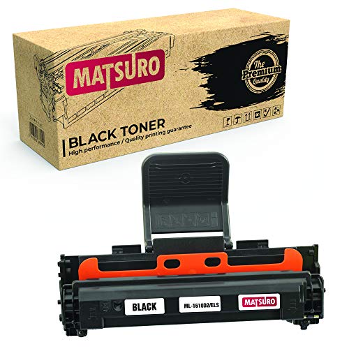 Matsuro Original | Compatible Cartucho de Toner Reemplazo para Samsung ML-1610D2/ELS (1 Negro)