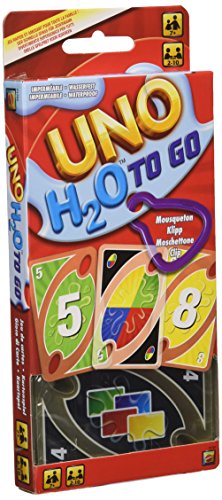 Mattel Games UNO H20 To Go, juego de cartas (Mattel P1703) Mattel Games UNO H20 To Go, juego de cartas (Mattel P1703)