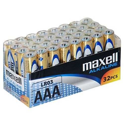 Maxell LR03 - Pilas AAA, 32 unidades Maxell LR03 - Pilas AAA, 32 unidades