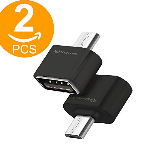 Micro USB Adaptador Act Micro USB a USB 2.0 Adaptador Micro USB macho a USB A hembra OTG Adaptador 2 unidades (2 X Negro) Micro USB Adaptador Act Micro USB a USB 2.0 Adaptador Micro USB macho a USB A hembra OTG Adaptador 2 unidades (2 X Negro)