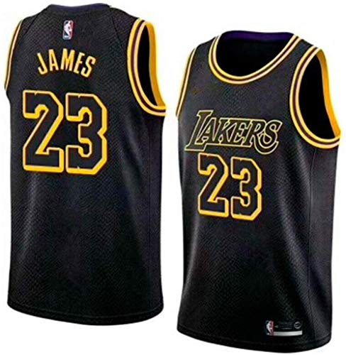 MTBD NBA Lebron James, NO.23 Lakers Retro, Camiseta de Jugador de Básquetbol, Bordado Transpirable y Resistente al Desgaste Camiseta de Fan de Hombres