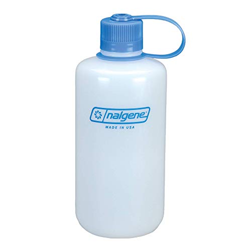 Nalgene HDPE Narrow Mouth - Botella de agua (1 cuarto)