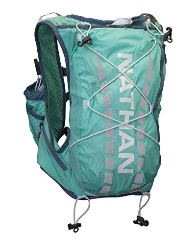 Nathan VaporAiress Hydration Race Vests Mochila, Mujer, Blanco (Cockatoo), XS Nathan VaporAiress Hydration Race Vests Mochila, Mujer, Blanco (Cockatoo), XS