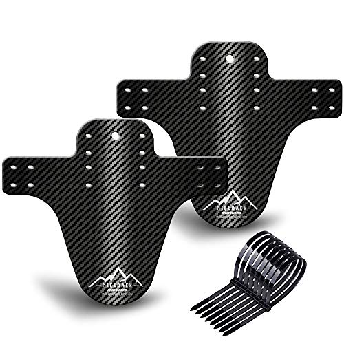 NICEDACK Guardabarros MTB, Guardabarros Bicicleta Montaña, MTB Mudguard Delantero y Trasero Compatible se Adapta a 20" 22" 26" 27,5" 29 Pulgadas de Bici y Bicicleta Fat NICEDACK Guardabarros MTB, Guardabarros Bicicleta Montaña, MTB Mudguard Delantero y Trasero Compatible se Adapta a 20" 22" 26" 27,5" 29 Pulgadas de Bici y Bicicleta Fat