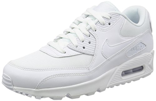 Nike Air Max 90 Essential - Zapatillas de running, Hombre, Blanco (White / White-White-White), 46