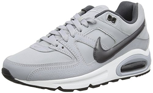Nike Air MAX Command Leather Shoe, Zapatillas para Hombre, Gris (Wolf Grey/Mtlc Dark Grey/Black/White 012), 39 EU