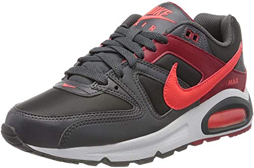 Nike Men's Air MAX Command Shoe, Zapatillas para Hombre, Negro (Black/Bright Crimson 137), 42.5 EU