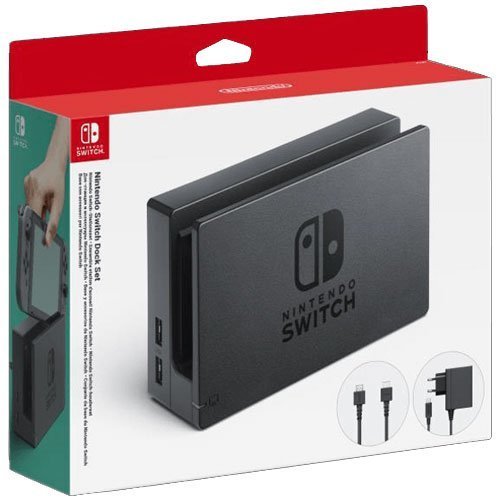 Nintendo - Dock Set con Base Switch, Adaptador De Corriente Y Cable HDMI Switch