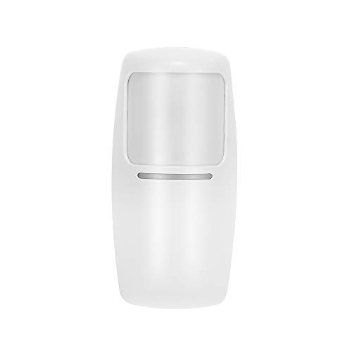 OWSOO 433Mhz Sensor de Movimiento PIR Inalámbrico Detector de Infrarrojos Dual para Sistema de Alarma de Seguridad en Hogar