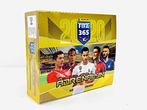 Panini- Adrenalyn XL FIFA 365-Lote de 24 coleccionables (Temporada 2019/2020, 6 Cartas por Paquete), Color carbón (003192D) , color/modelo surtido