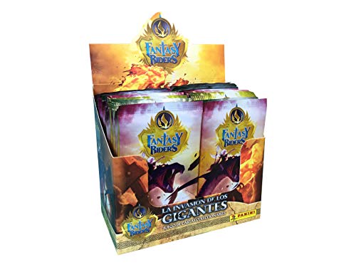 Panini- Caja 50 Sobres Trading Cards Fantasy Riders 2. La invasión de los Gigantes (003818BOX50E)