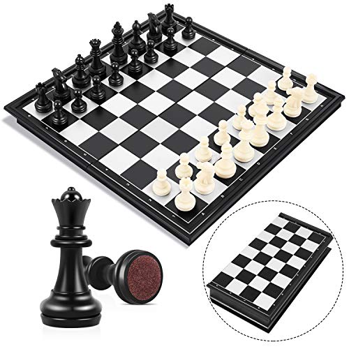 Peradix Tablero Ajedrez Magnético,Juego de ajedrez de Rompecabezas 25 X 25CM Plegable y fácil de Llevar,Juego ajedrez para niños y Adultos, Juegos al Aire Libre o Regalos Peradix Tablero Ajedrez Magnético,Juego de ajedrez de Rompecabezas 25 X 25CM Plegable y fácil de Llevar,Juego ajedrez para niños y Adultos, Juegos al Aire Libre o Regalos