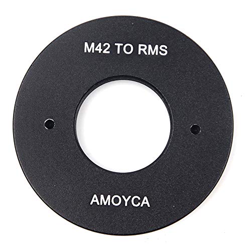 Pixco - Adaptador de cámara para RMS Royal Microscopy Society Lente a Adaptador de Montura M42 (20 mm)