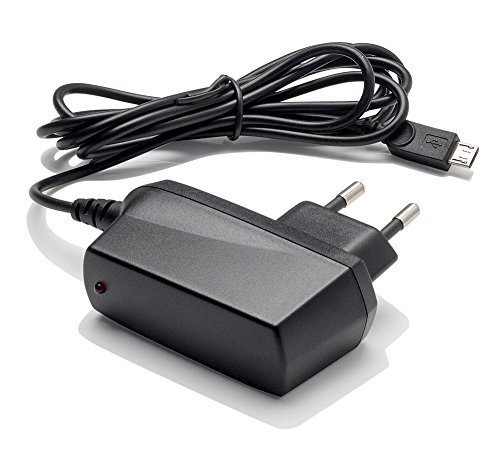 Slabo Cargador Red Micro USB - 1000mA - para Alcatel One Touch Pop 2 / Pop 3 / Pop 4 Plus Cargador rápido de Viaje para el móvil - Negro