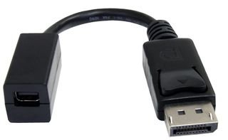 Startech.com DP2MDPMF6IN - Cable de 15 cm Adaptador DisplayPort Macho a Mini DisplayPort Hembra (DP a Mini DP) Color Negro Startech.com DP2MDPMF6IN - Cable de 15 cm Adaptador DisplayPort Macho a Mini DisplayPort Hembra (DP a Mini DP) Color Negro