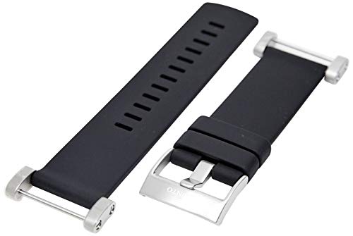 Suunto Core Flat Black Rubber Strap Correa para Relojes, Unisex, Negro, Talla Única