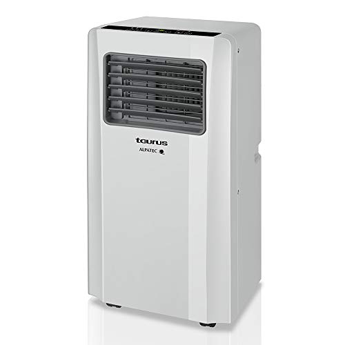 Taurus AC 2600 RVKT - Aire acondicionado port?til, 4 en 1: calor, fr?o, deshumidificador y ventilador, silencioso, temporizador, mando a distancia, kit ventana, 9000 BTU - con calor, blanco