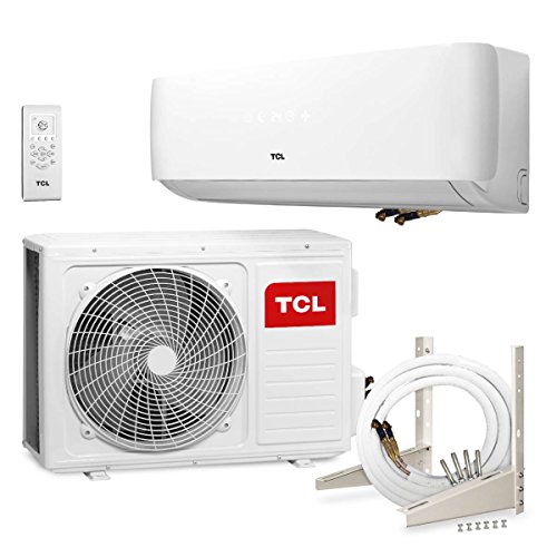TCL CE 12000BTU Split climática Aire Acondicionado climática dispositivo a + + (plana, chapado en oro, de Quick Connector + 4m líneas)