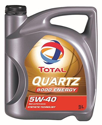 Total 3425901019277 Aceite para Motor Quartz 9000 Energy 5W40 5 litros, 5L