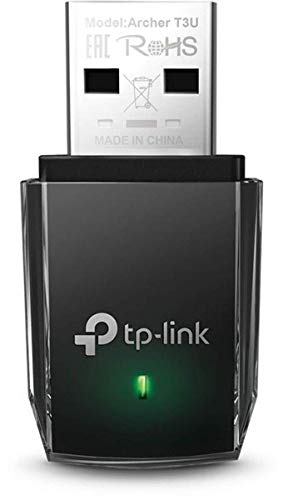 TP-Link Adaptador wifi USB Receptor WiFi con Doble Banda Tarjeta de Red con doble banda 1300Mbps, MU-MIMO, USB 3.0, Tamaño Mini (Archer T3U) TP-Link Adaptador wifi USB Receptor WiFi con Doble Banda Tarjeta de Red con doble banda 1300Mbps, MU-MIMO, USB 3.0, Tamaño Mini (Archer T3U)