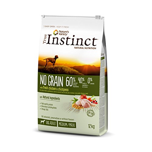 True Instinct No Grain Pienso para Perros Medium Adult con Pollo - 12000 gr True Instinct No Grain Pienso para Perros Medium Adult con Pollo - 12000 gr