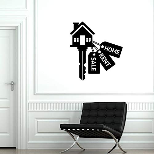 tzxdbh Agencia inmobiliaria de Vinilo de Bienes raíces Agencia inmobiliaria Propiedad decoración Pegatinas Interiores Mural 42x47 CM tzxdbh Agencia inmobiliaria de Vinilo de Bienes raíces Agencia inmobiliaria Propiedad decoración Pegatinas Interiores Mural 42x47 CM