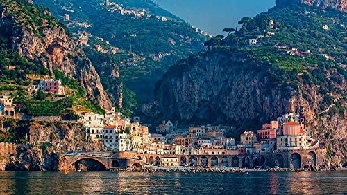 WQEFFTRW HD Rompecabezas Puzzle 1000 PC Adulto 75 * 50cm Italiano Montaña y mar Adosado Niños Regalo Creativo Decoración del hogar Rompecabezas WQEFFTRW HD Rompecabezas Puzzle 1000 PC Adulto 75 * 50cm Italiano Montaña y mar Adosado Niños Regalo Creativo Decoración del hogar Rompecabezas