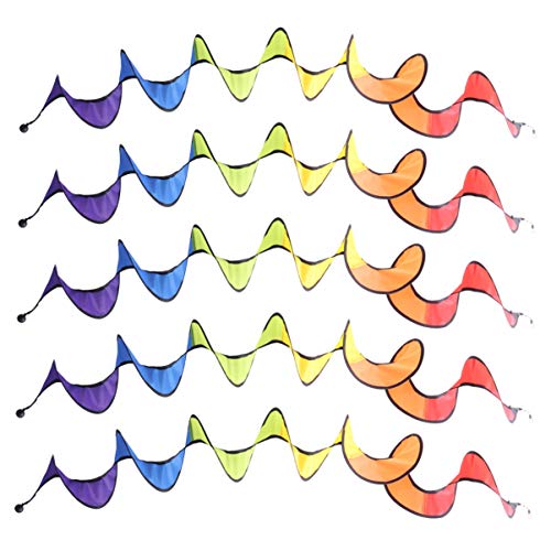 Amosfun 5 Piezas Espiral Arco Iris Viento Spinner Tienda decoración de jardín Nylon Colorido Molino de Viento en Alquiler jardín al Aire Libre Amosfun 5 Piezas Espiral Arco Iris Viento Spinner Tienda decoración de jardín Nylon Colorido Molino de Viento en Alquiler jardín al Aire Libre