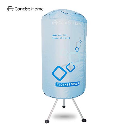 Concise Home Nuevo Secador eléctrico portátil 1000 W Gran Capacidad 10 kg Doble aleación de Aluminio Ahorro de energía Ropa húmeda de Interior Aire Caliente Secado Armario Concise Home Nuevo Secador eléctrico portátil 1000 W Gran Capacidad 10 kg Doble aleación de Aluminio Ahorro de energía Ropa húmeda de Interior Aire Caliente Secado Armario