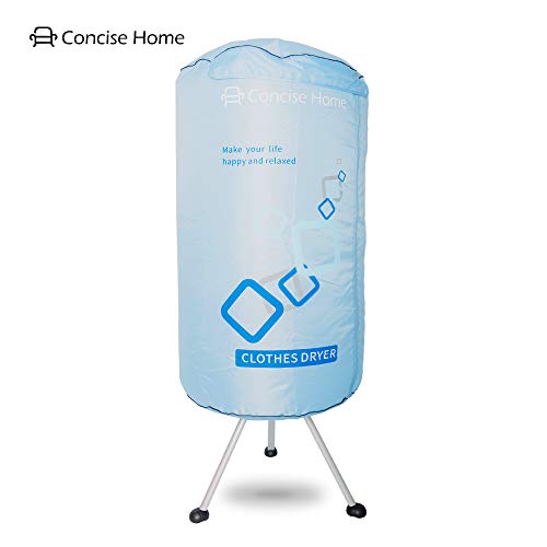 Concise Home Nuevo Secador eléctrico portátil 1000 W Gran Capacidad 10 kg Doble aleación de Aluminio Ahorro de energía Ropa húmeda de Interior Aire Caliente Secado Armario